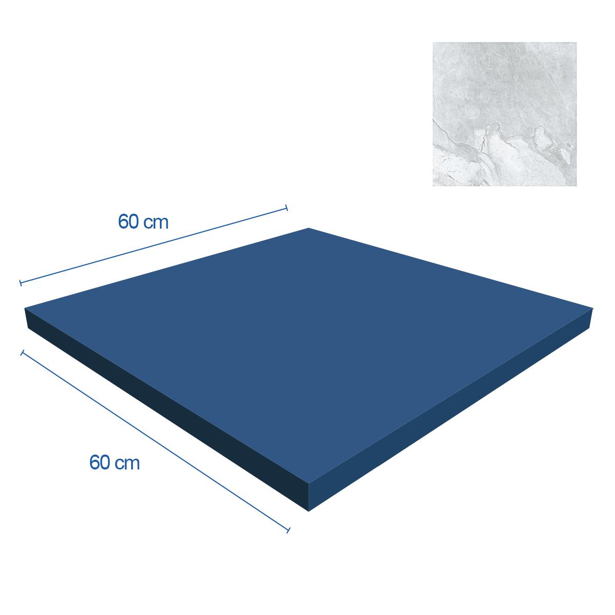 Porcelanato Makai Gris Mate - 60X60 cm - 1.44 m2
