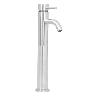 Monocomando Stal Para Lavatorio Alto - Plateado