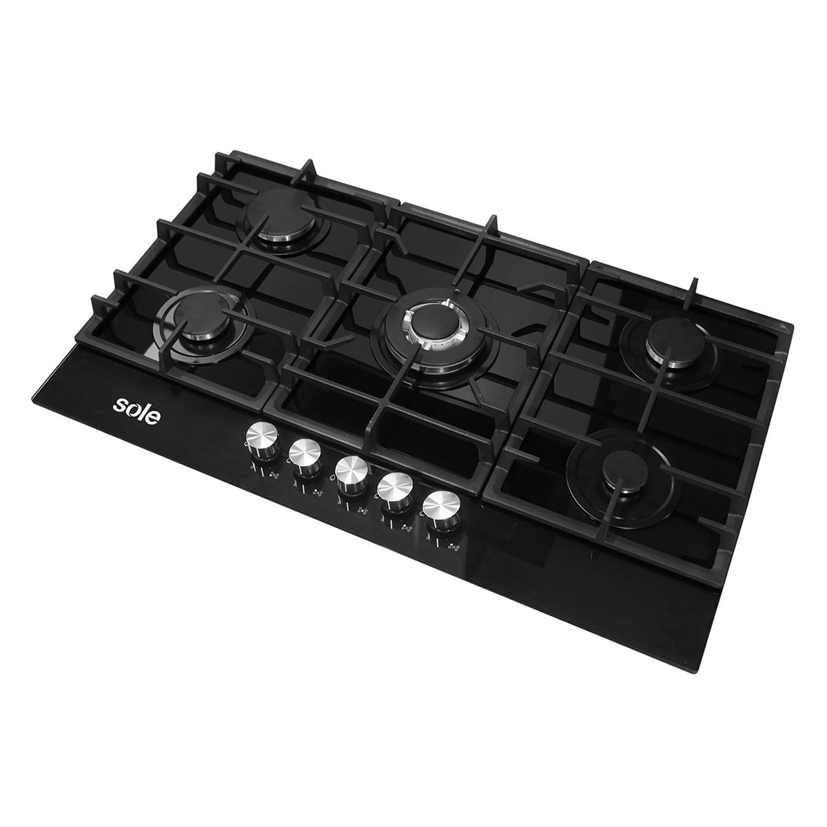 Cocina Empotrable SOLCO046V2 Encendido Elétrico - Negro