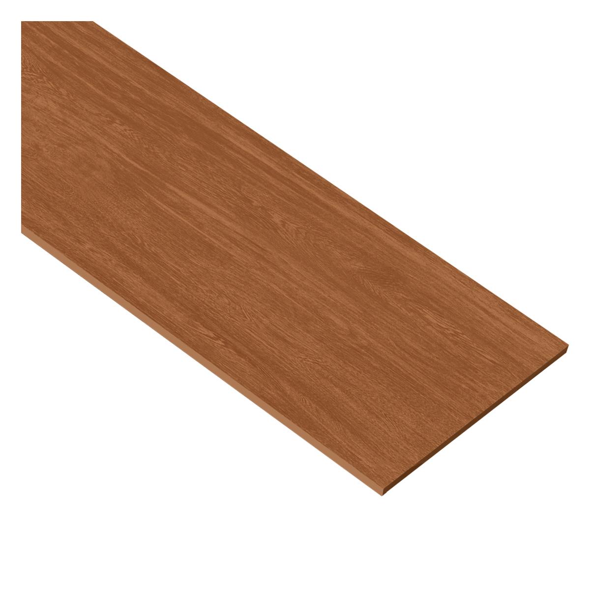 Porcelanato Ecofloor Jatoba Marrón Mate - 24.5X100 cm - 2.20 m2