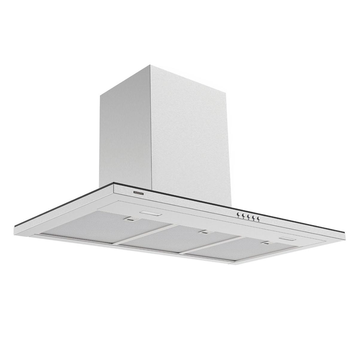 Campana Decorativa Slim Wall 90 cm - Acero