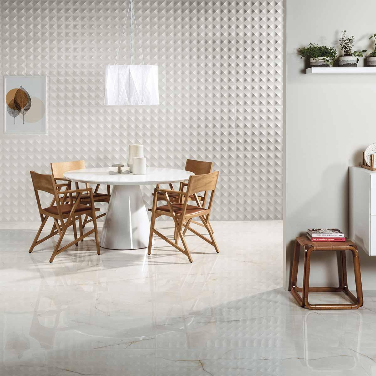 Porcelanato Timeless Blanco Pulido - 118X59 cm - 1.37 m2