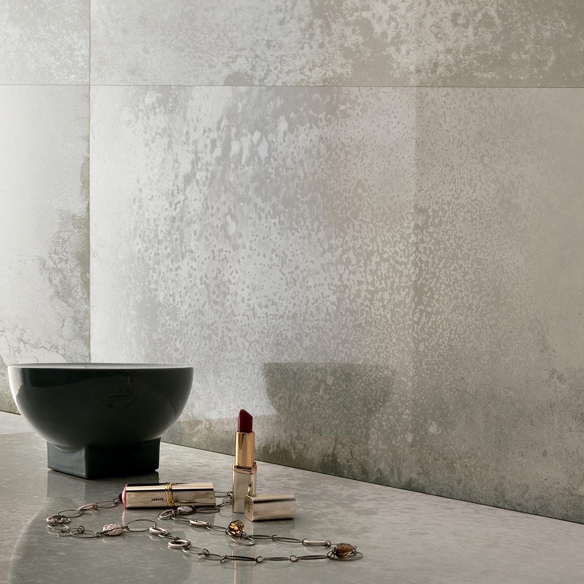 Porcelanato Narciso Gris Brillante - 60X120 cm - 1.44 m2