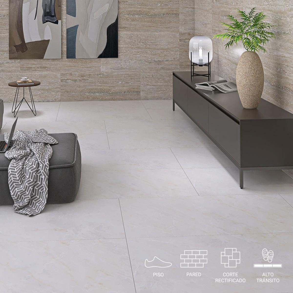 Gres Porcelánico Vienna MRM Abitare XL Marfil - 58 x 118 cm - 1.38 m2
