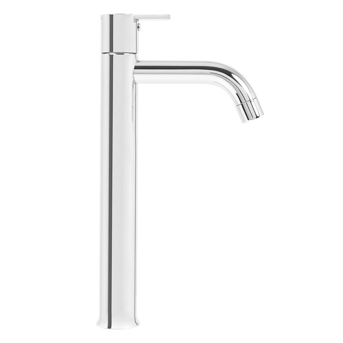 Llave Buzios Para Lavatorio Alto - Plateado