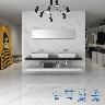 Porcelanato Statuary Blanco Brillante - 60X120 cm - 1.44 m2