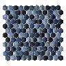 Mosaico Colors Azul/Celeste Mate - 28.5X30.5 cm - 1 pza
