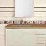 Listelo Madera Beige Brillante - 45X7.5 cm - 1 pza