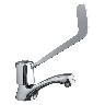 Llave Leva Para Lavatorio - Plateado