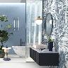 Porcelanato Syria Celeste Mate - 60X120 cm - 1.44 m2