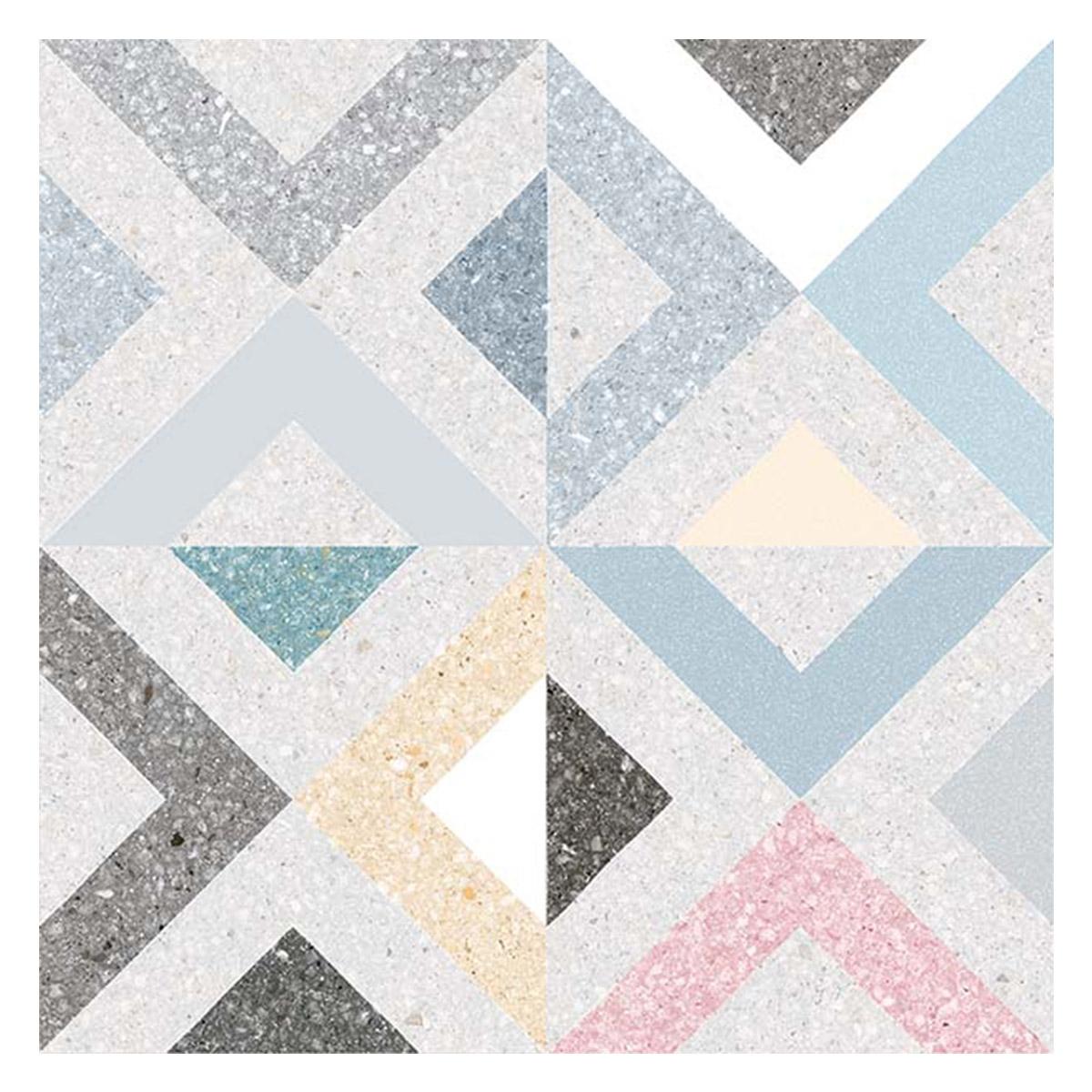 Gres Porcelánico Brenta Multicolor Mate - 20X20 cm - 1.00 m2