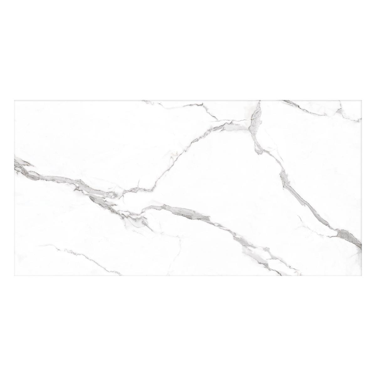 Porcelanato Quartz Calacatta Gris Brillante - 60X120 cm - 2.16 m2