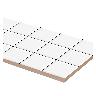 Mayólica Quadrate Blanco Brillante - 30X60 cm - 1.62 m2