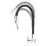 Llave Memphis Para Lavadero Pico Flexible - Plateado/Negro