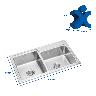 Lavadero Palladio Para Sobreponer - Acero