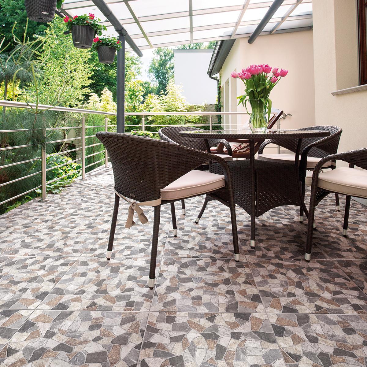 Piso Antoquia Natural EXR Granillado - 45 x 45 cm - 2.23 m2