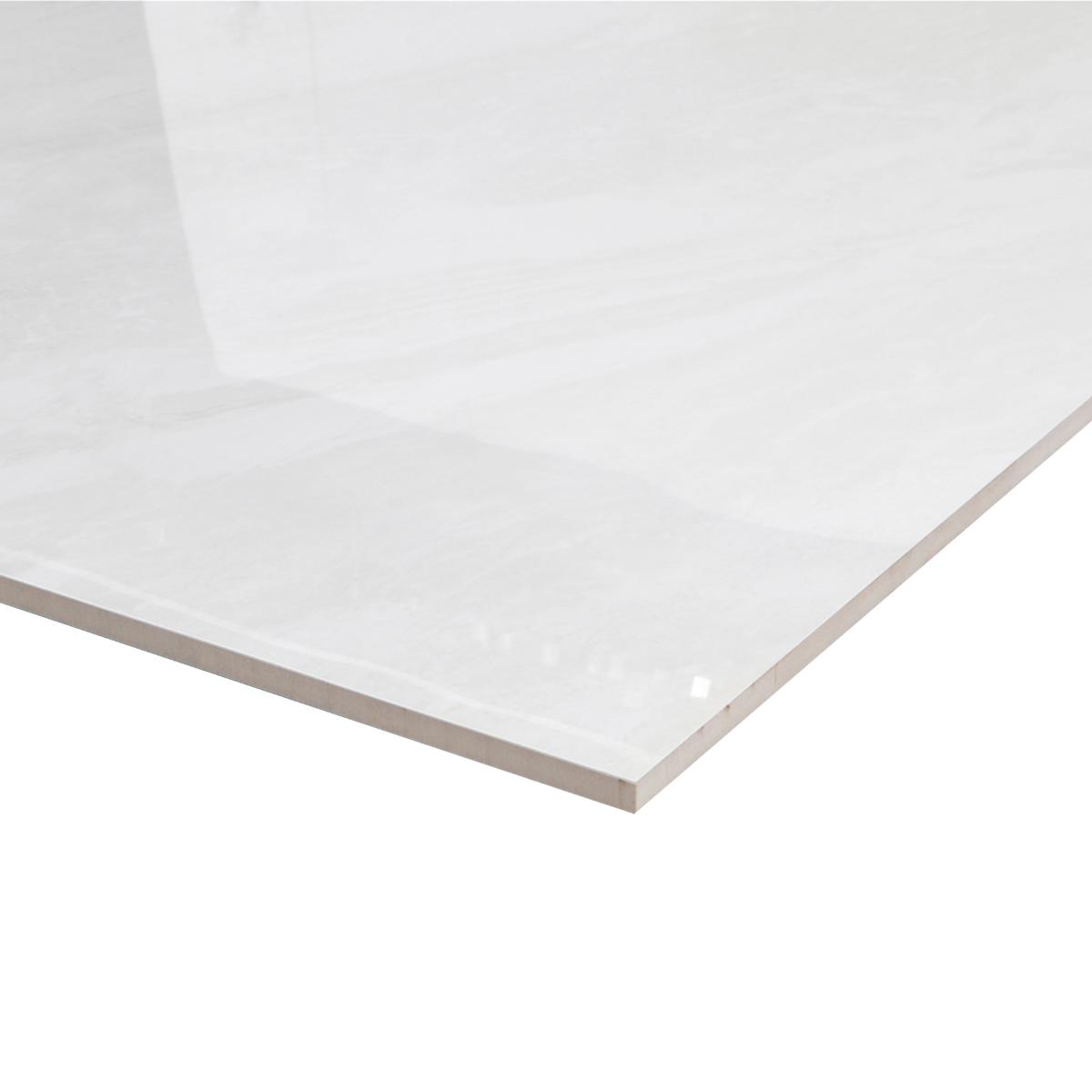 Porcelanato Marmol Blanco Pulido - 80X80 cm - 1.92 m2