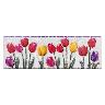 Listelo Tulipanes Blanco Brillante - 15X45 cm - 1 pza