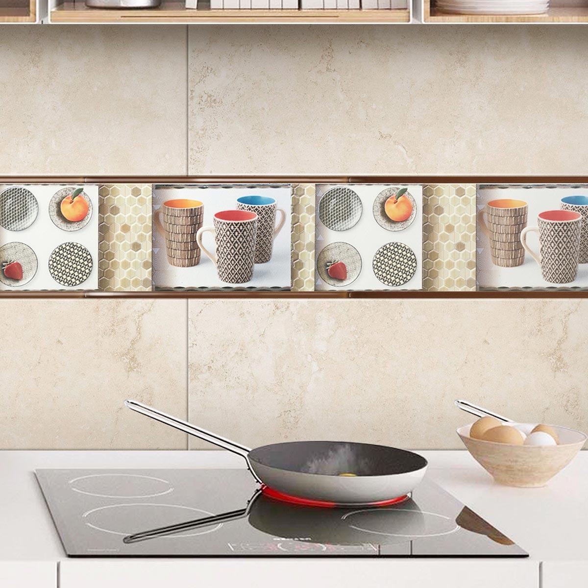 Listelo Simbawe Beige Brillante/Mate - 45X15 cm - 1 pza