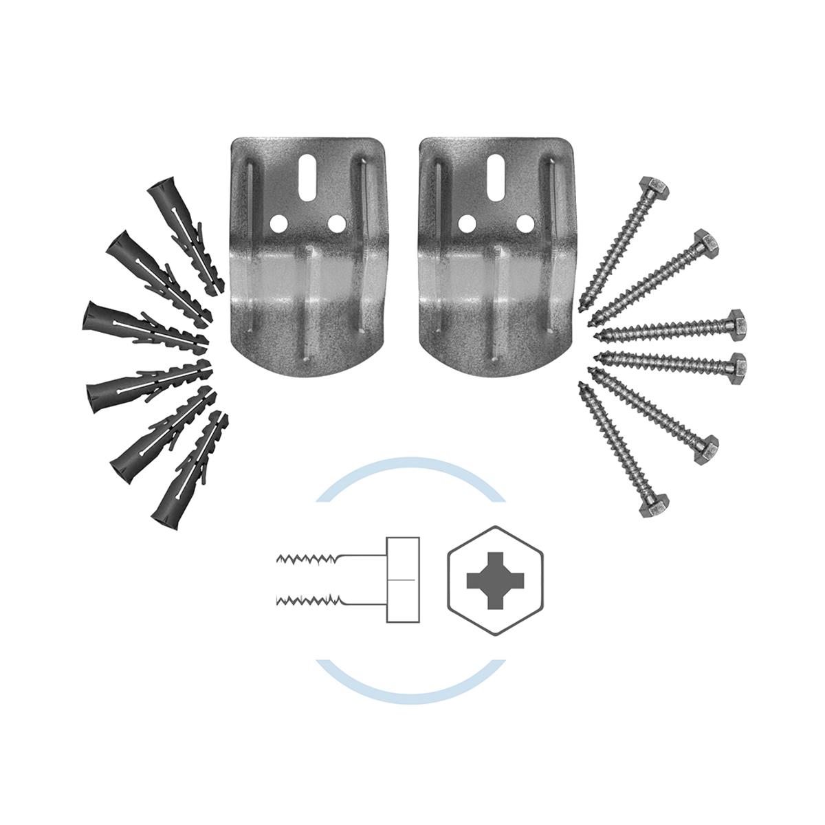 Kit Metusa Uñas D/ Sujeción P/ Lavatorio