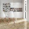 Porcelanato Mogano Roble Cenizo Mate - 15X90 cm - 1.35 m2