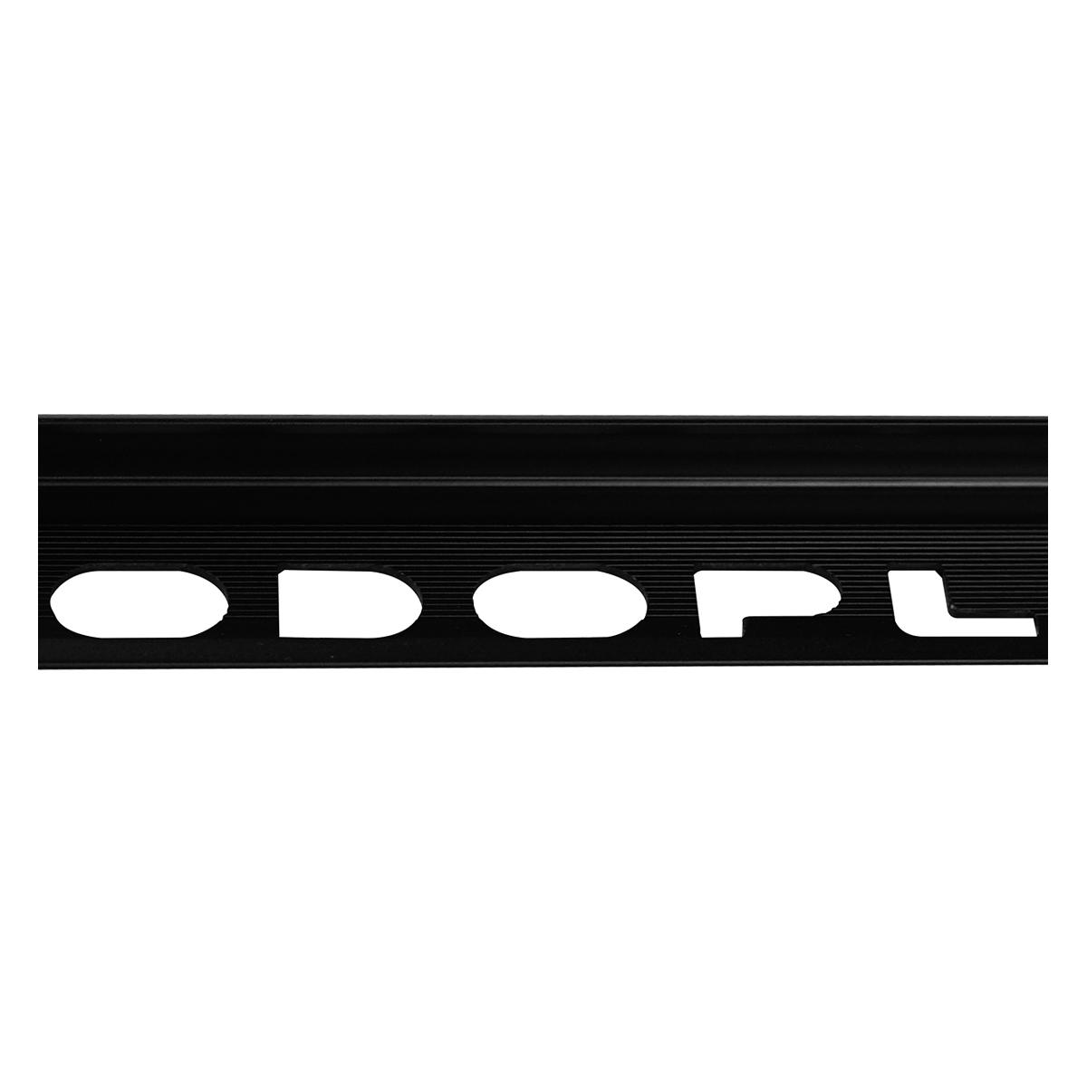 Perfil Plus Para Cerámico Pvc - Negro - 0.8X240 cm