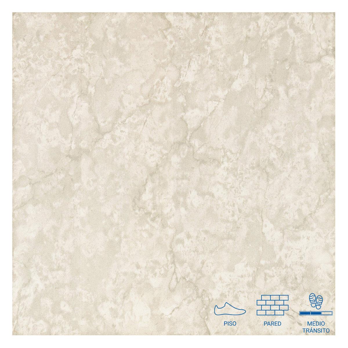 Piso Atenas Gris Tec Semi mate - 45 x 45 cm - 2.23 m2