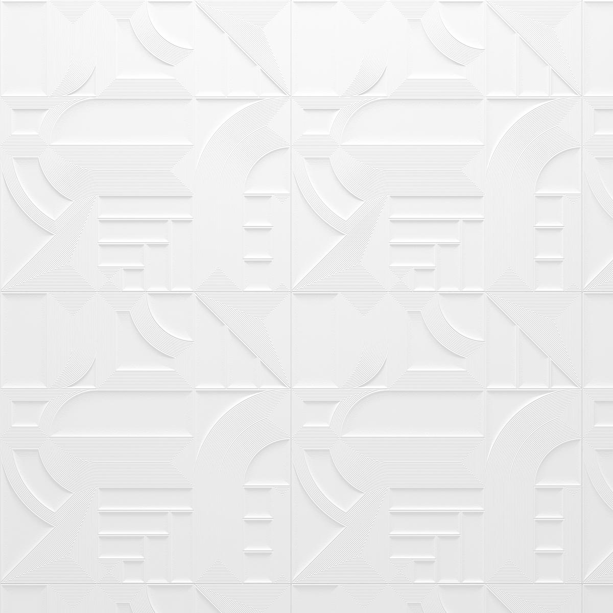 Porcelanato Pulse Blanco Mate Rectificado - 58.4 x 58.4 cm - 1.70 m2