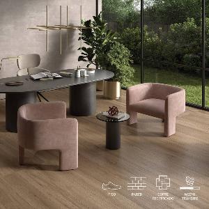 Porcelanato Dama Beige Oscuro Natural - 20x150 cm - 2.10 m2
