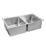 Lavadero Tramontina Quadrum Cub Scotch Ac/Inox 2 Poz 77X46Cm