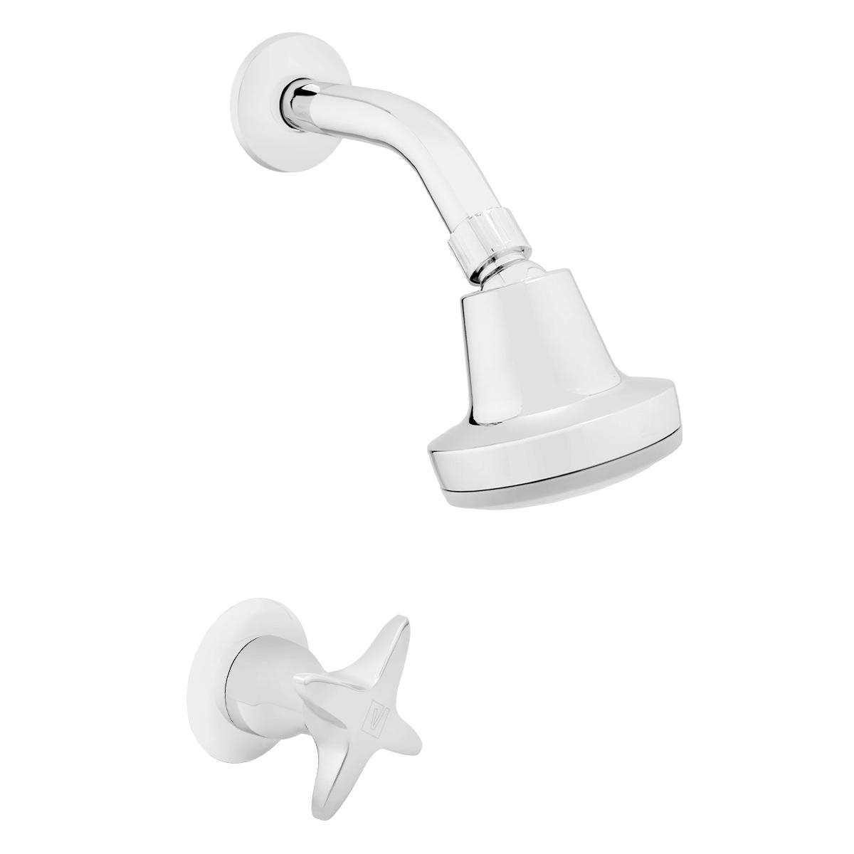 Llave Sestri Para Ducha Con Salida - Plateado