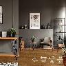Porcelanato Banqueta Marrón Oscuro Mate - 20.2X86.5 cm - 1.40 m2