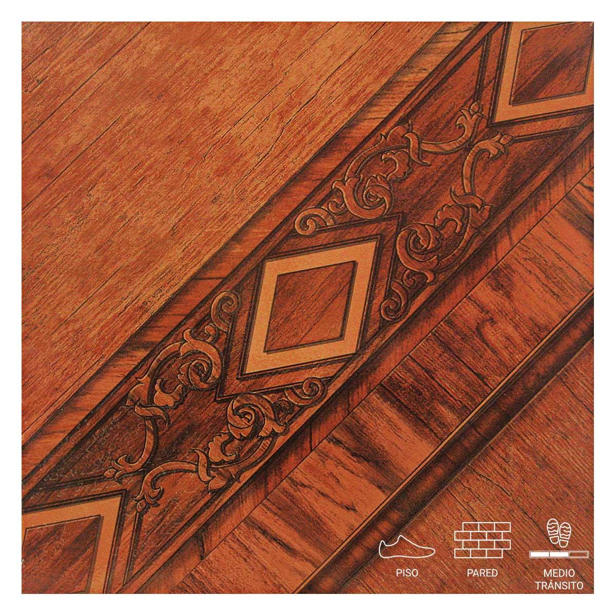 Piso Marilia Caramelo Brillante - 45X45 cm - 2.03 m2