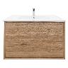 Mueble De Baño Golden Bath Sahara Color Castaño 76 X 50 X 47 Cm. Inc.Lavat C/Reb