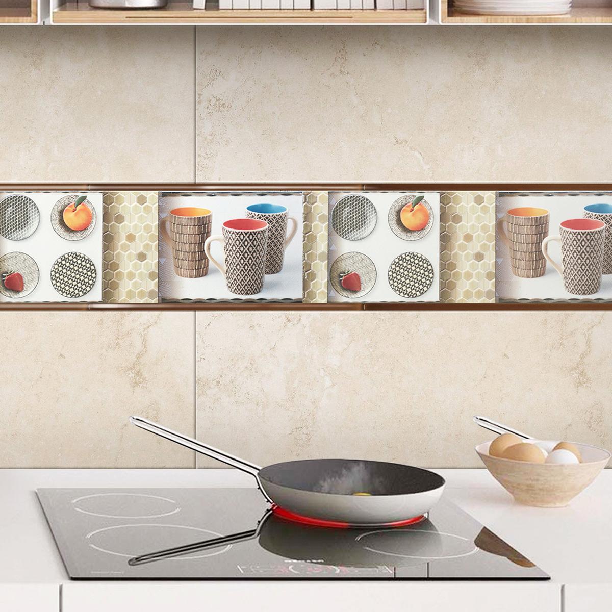 Listelo Simbawe Beige Brillante/Mate - 45X15 cm - 1 pza