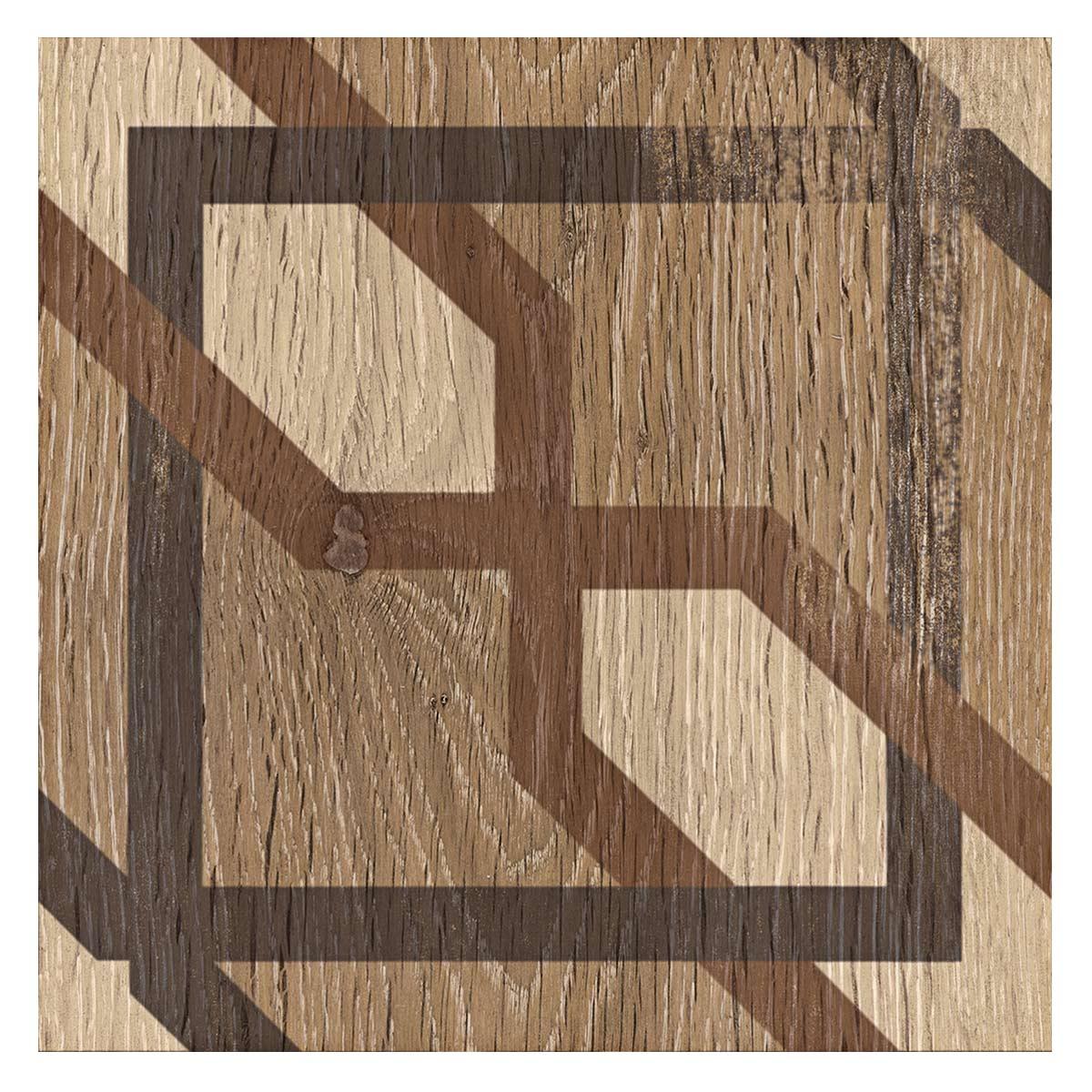 Porcelanato Hidraulicwood Moka Mate - 20x20 - 0.60 m2