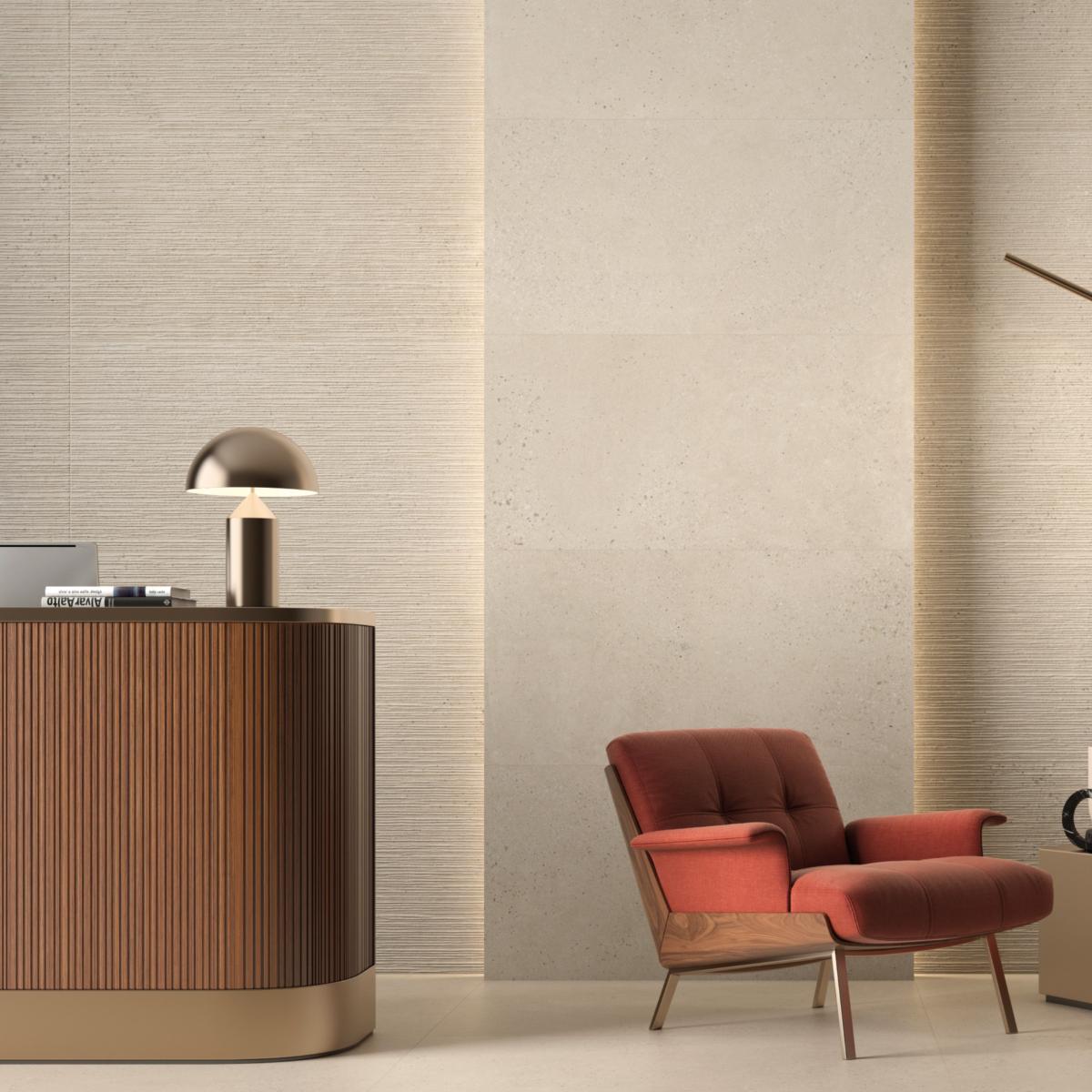 Porcelanato Memory Marfil Relieve Mate - 60X120 cm - 1.44 m2
