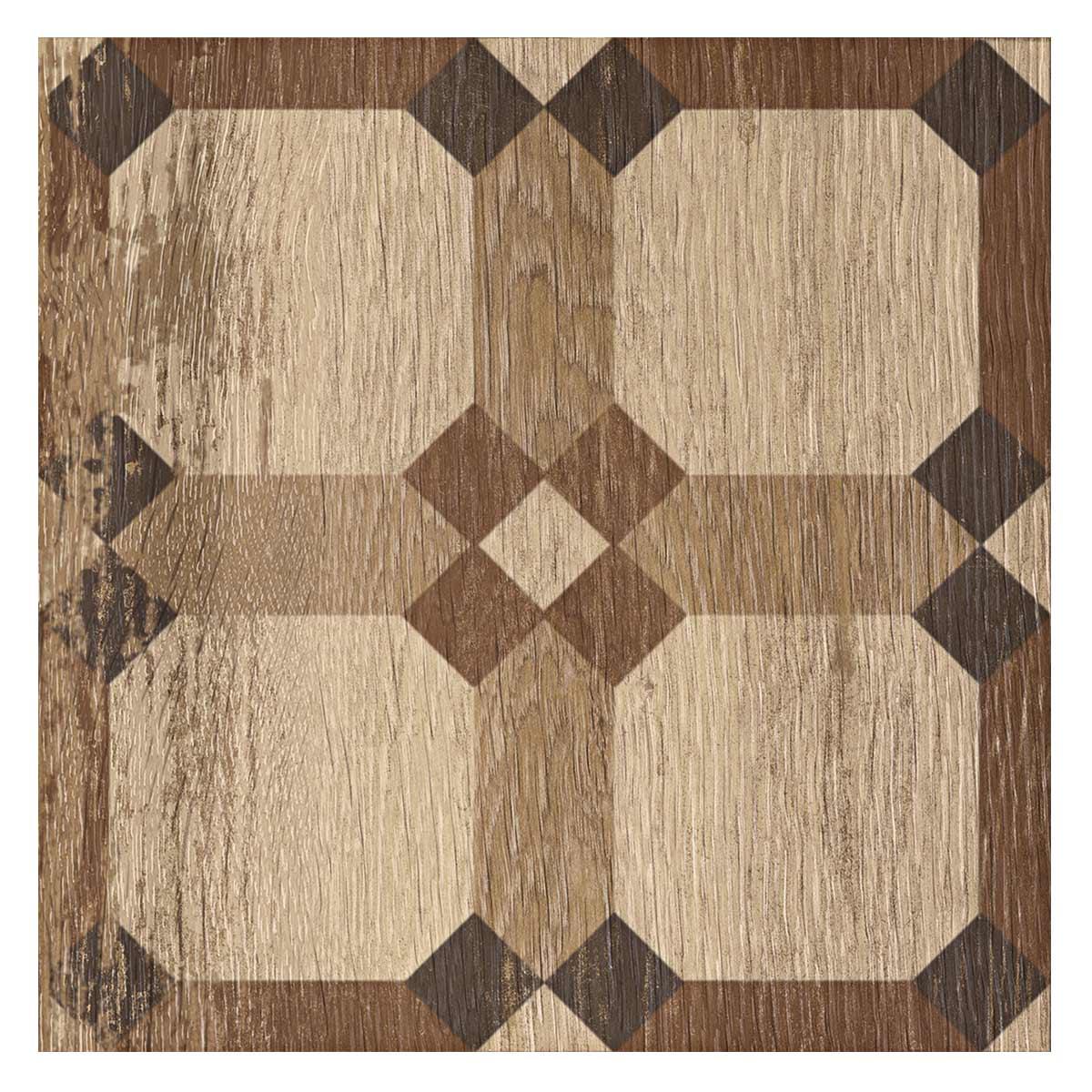 Porcelanato Hidraulicwood Moka Mate - 20x20 - 0.60 m2