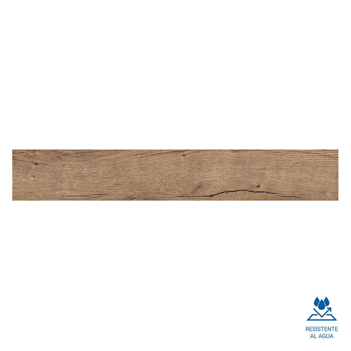 Piso SPC Almond Marrón - 18.2X122 cm - 2.22 m2