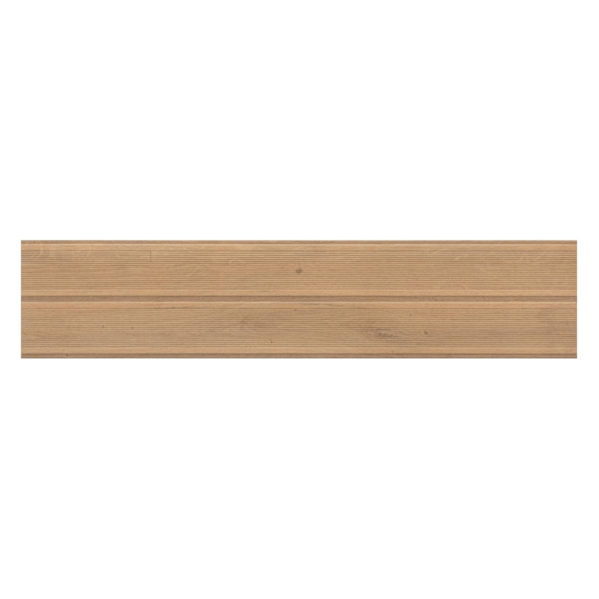 Porcelanato Bali Deck Camel Mate Rectificado - 19 x 90 cm - 1.54 m2