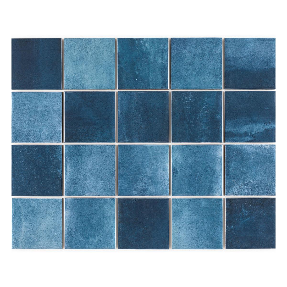 Gres Porcelánico Noronha Mar Mesh - 7.5 x 7.5 cm - Malla 31.2 x 39.1 cm - 1.59 m2