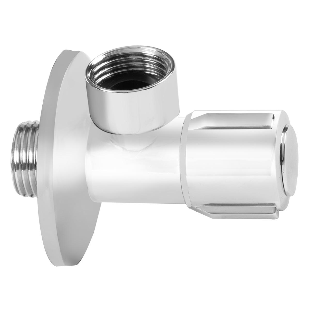 Llave Angular Para Baño - Plateado