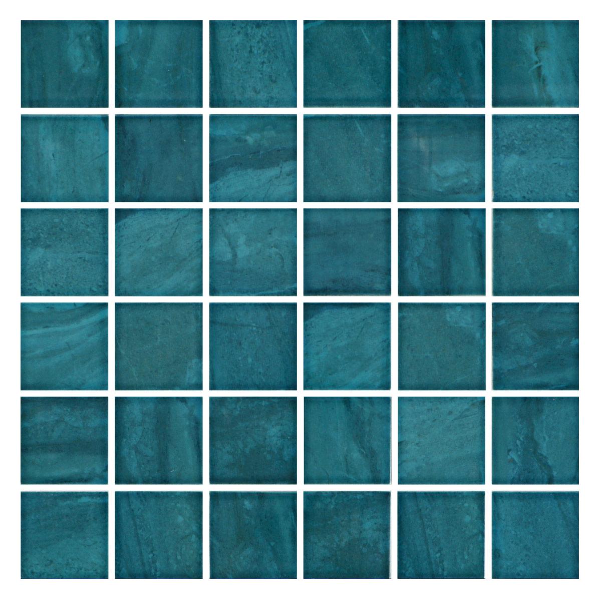 Porcelanato Caribbean Verde Brillante - 30.6X30.6 cm - 1.87 m2