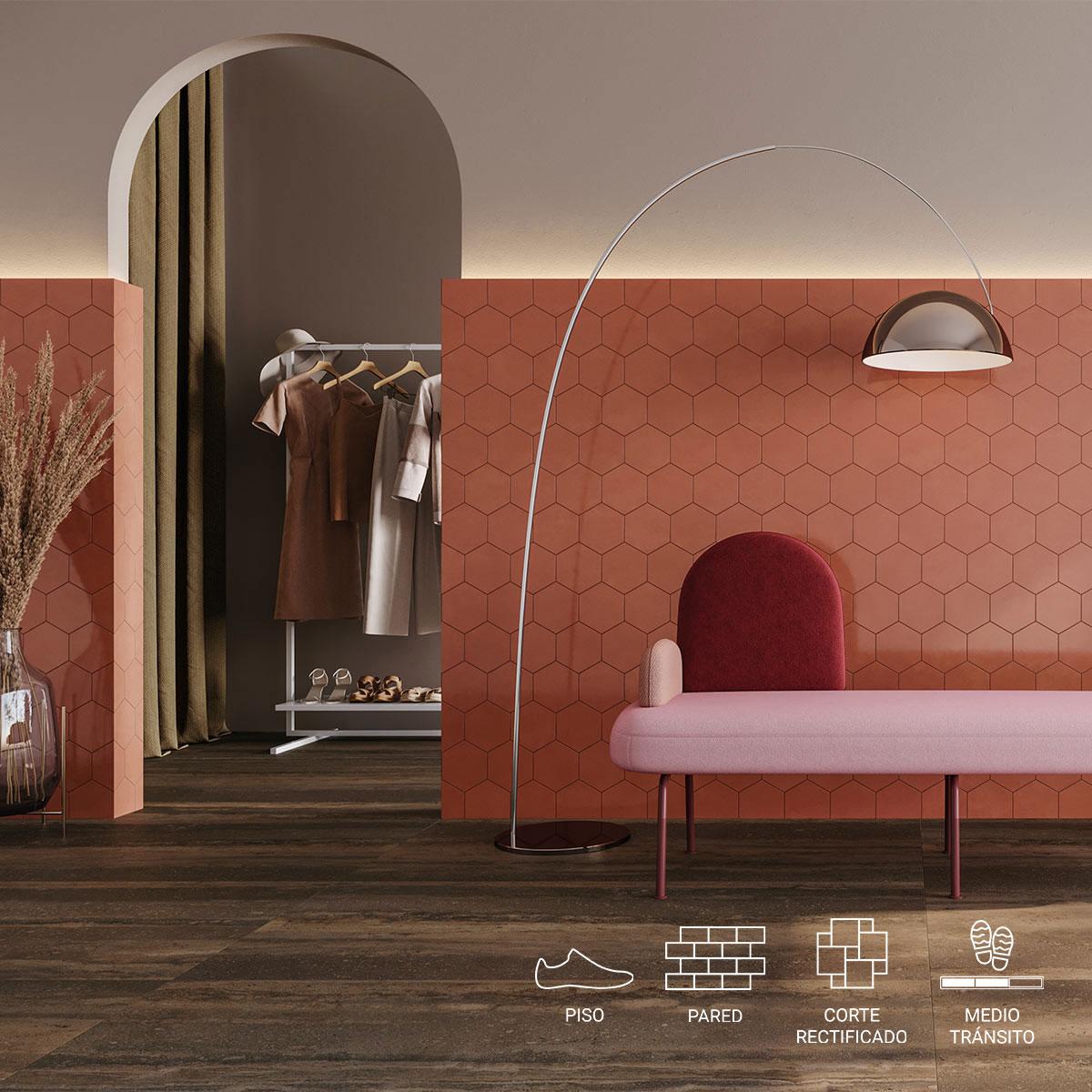 Porcelanato Travertino Moka Brown Natural - 80 x 160 cm - 1.28 m2