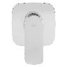 Monocomando Glamour Para Ducha - Plateado