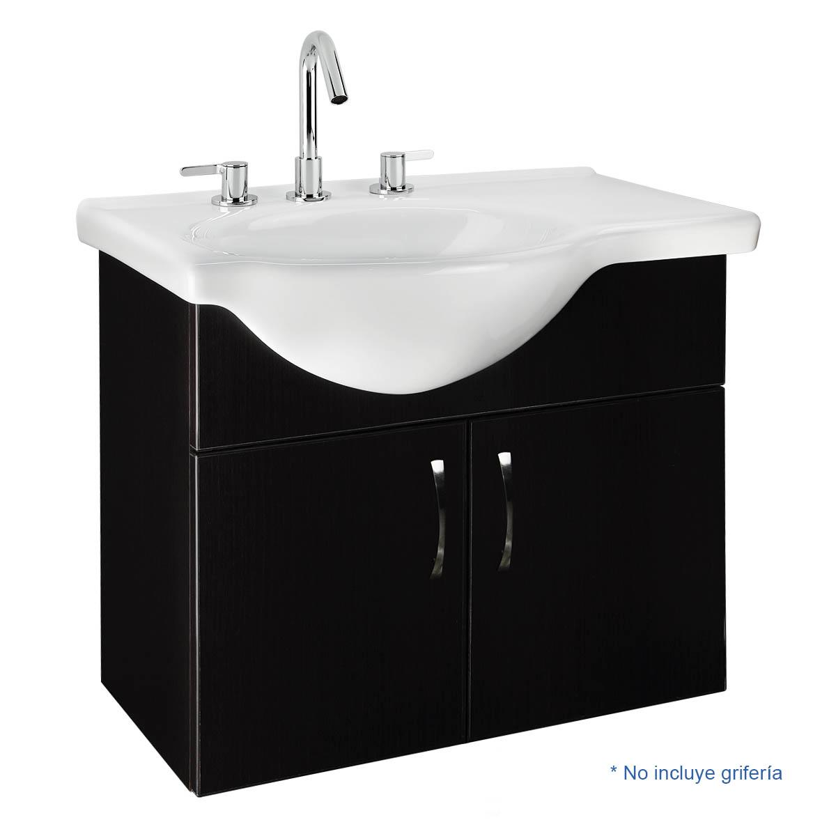 Mueble Para Baño Vanitory Gemma Plus - Negro