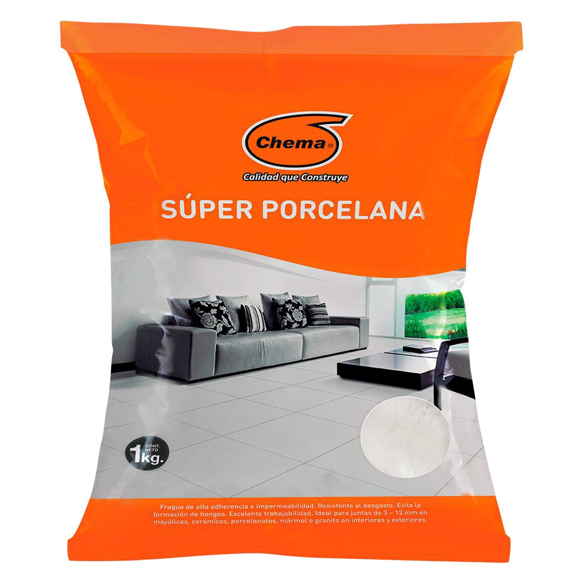 Porcelana Chema Milan Gris Claro Bolsa X 1 Kg
