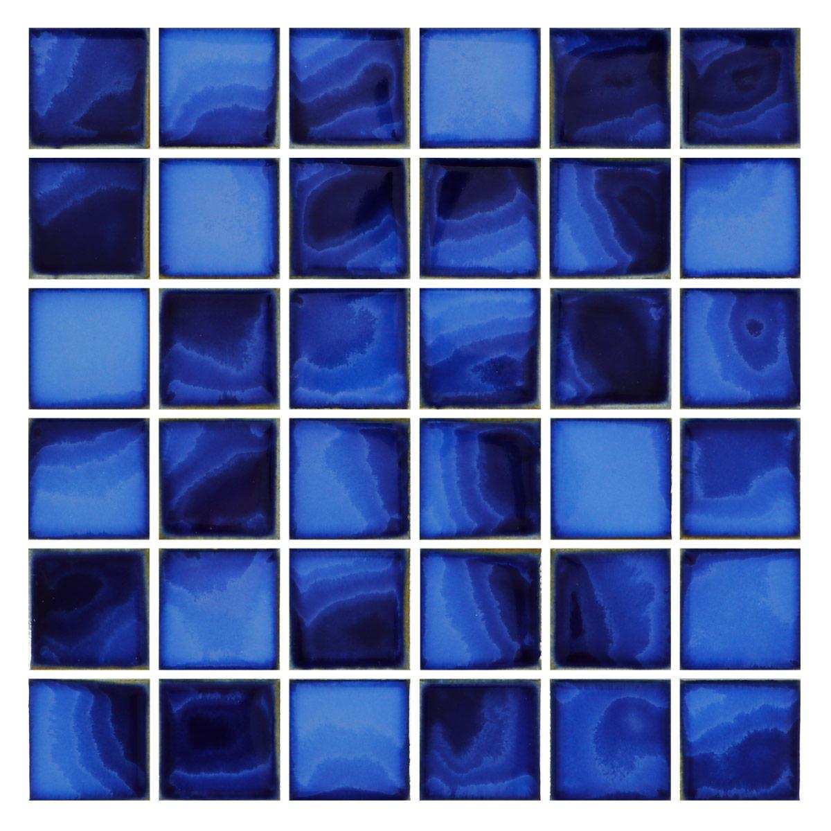 Porcelanato Caribbean Azul Brillante - 30.6X30.6 cm - 1.87 m2