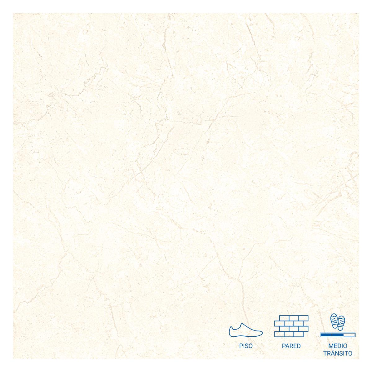 Piso Arianna Plus Hueso Brillante - 45X45 cm - 2.03 m2