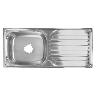 Lavadero Record Qenqo 1P St 96X43Cm Cd Ct Rl Ac Inox Inc Des Tramp